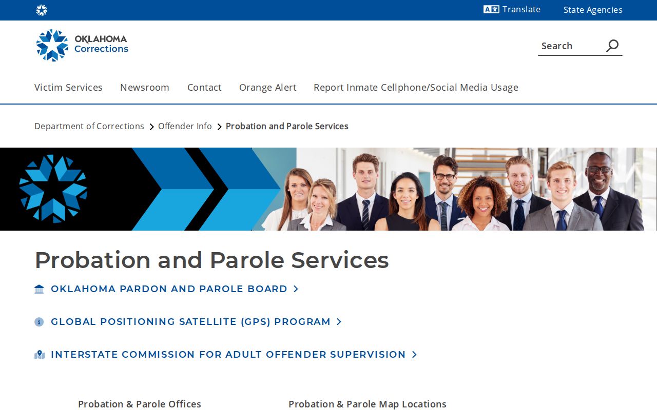 Sequoyah County parole and probation office listing in Sallisaw